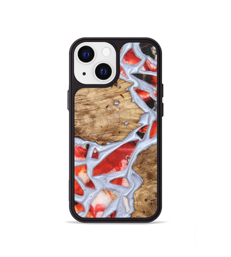 iPhone 13 mini Wood Phone Case - Shavon (Stained Glass, 821763)