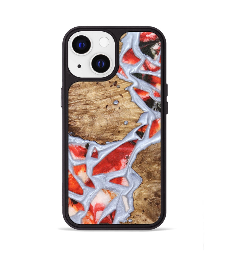 iPhone 13 Wood Phone Case - Shavon (Stained Glass, 821763)