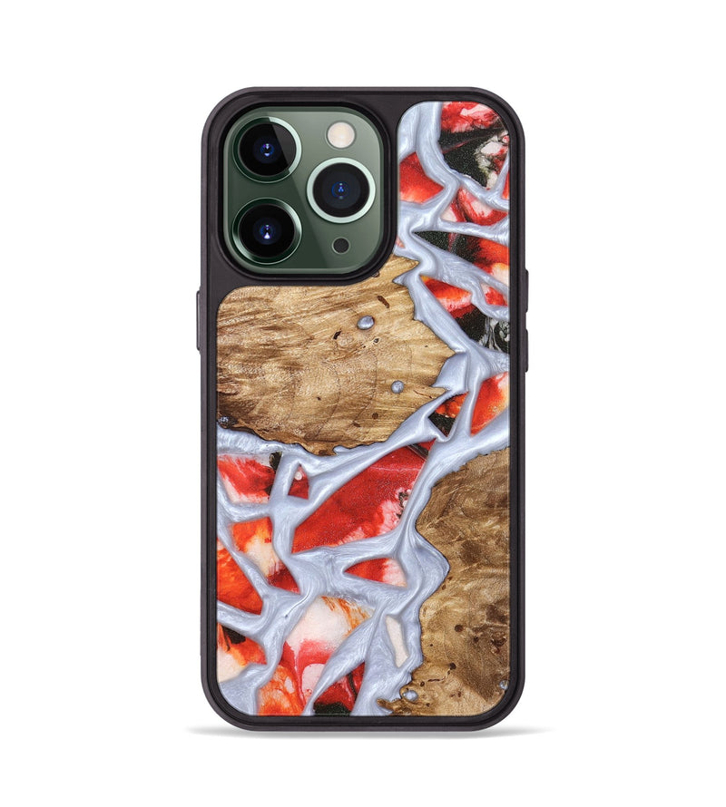iPhone 13 Pro Wood Phone Case - Shavon (Stained Glass, 821763)