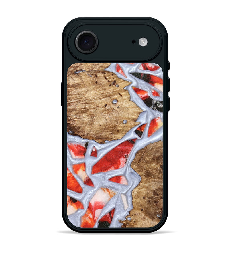 iPhone 17 Air Wood Phone Case - Shavon (Stained Glass, 821763)