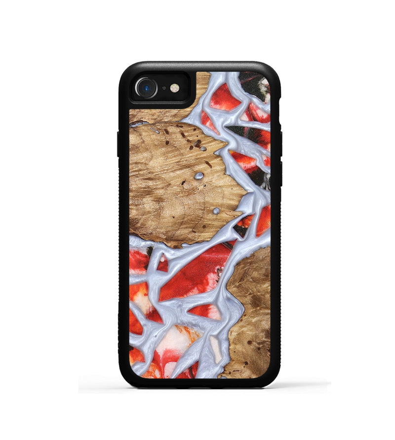 iPhone SE Wood Phone Case - Shavon (Stained Glass, 821763)