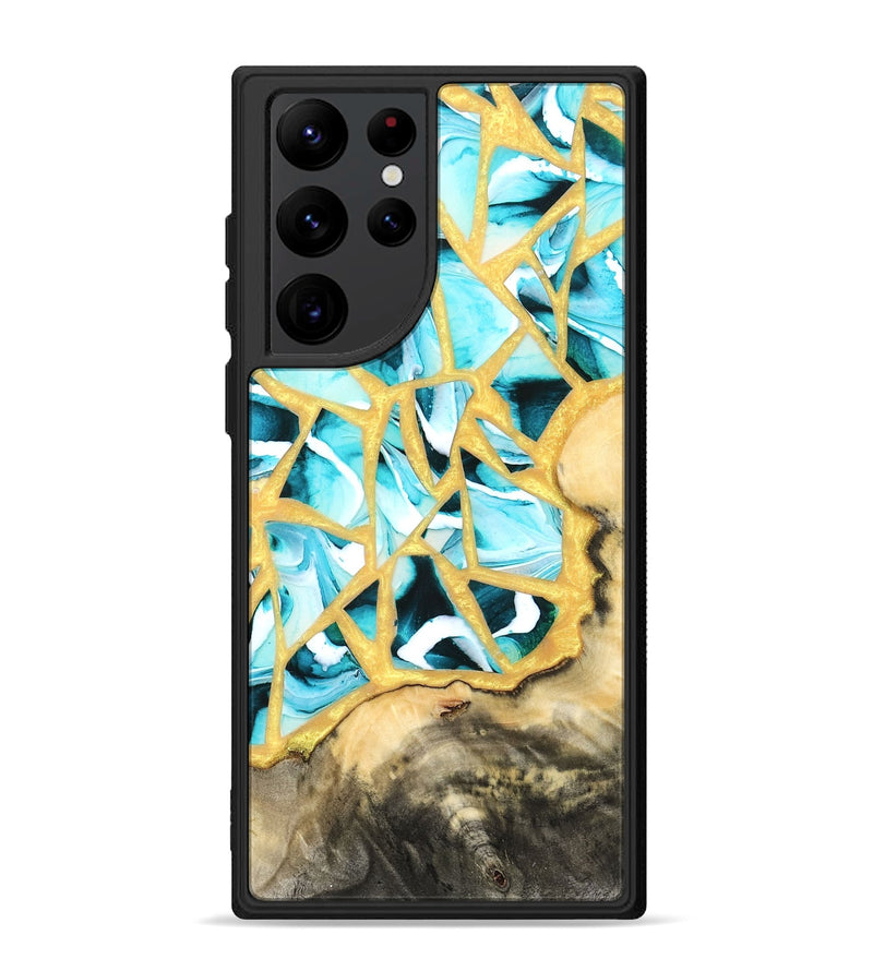 Galaxy S22 Ultra Wood Phone Case - Harmoni (Stained Glass, 821765)