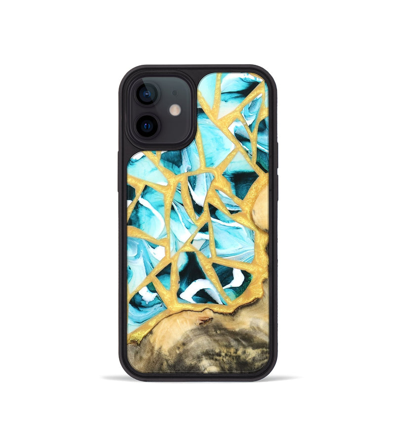 iPhone 12 mini Wood Phone Case - Harmoni (Stained Glass, 821765)