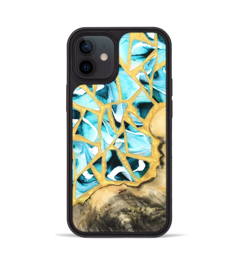 iPhone 12 Wood Phone Case - Harmoni (Stained Glass, 821765)
