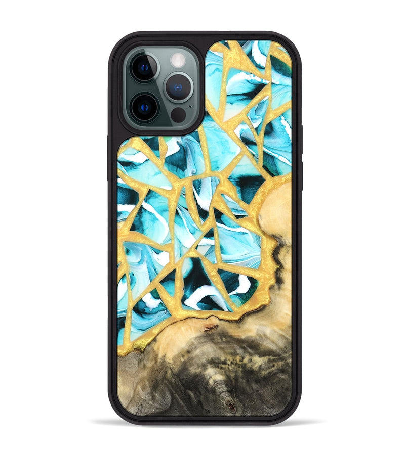 iPhone 12 Pro Max Wood Phone Case - Harmoni (Stained Glass, 821765)