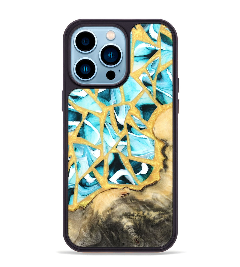 iPhone 14 Pro Max Wood Phone Case - Harmoni (Stained Glass, 821765)