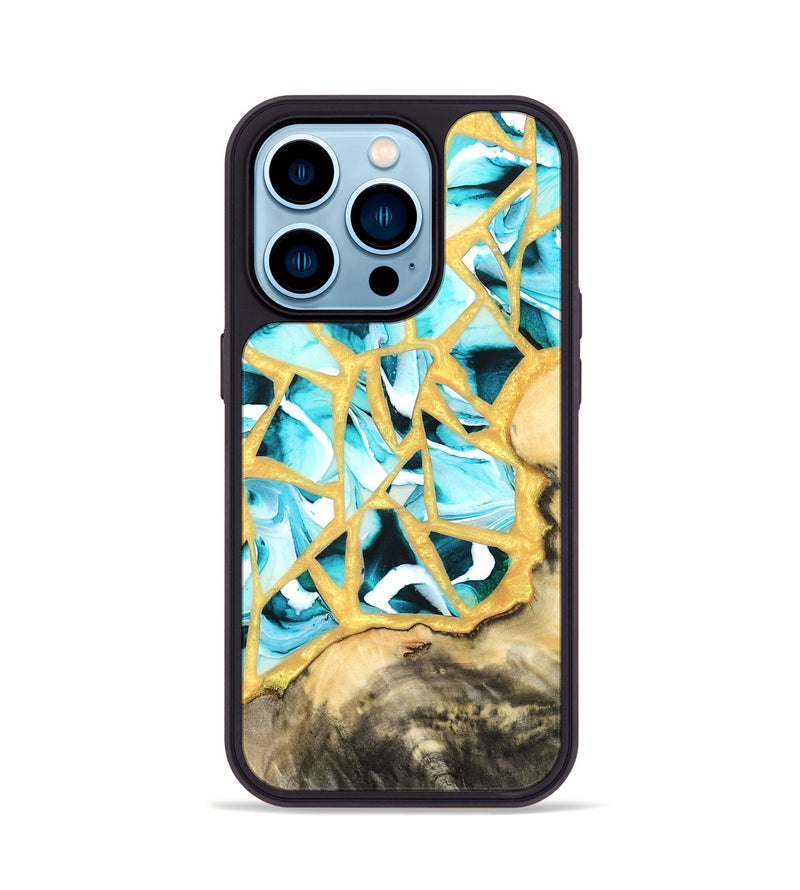 iPhone 14 Pro Wood Phone Case - Harmoni (Stained Glass, 821765)