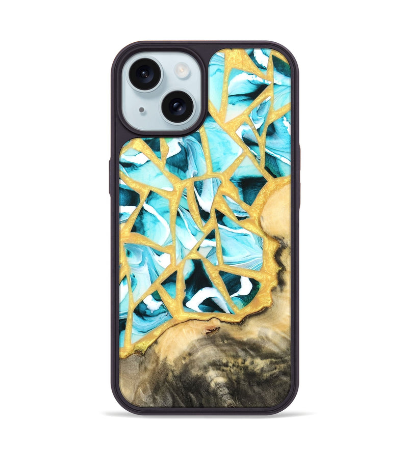 iPhone 15 Wood Phone Case - Harmoni (Stained Glass, 821765)