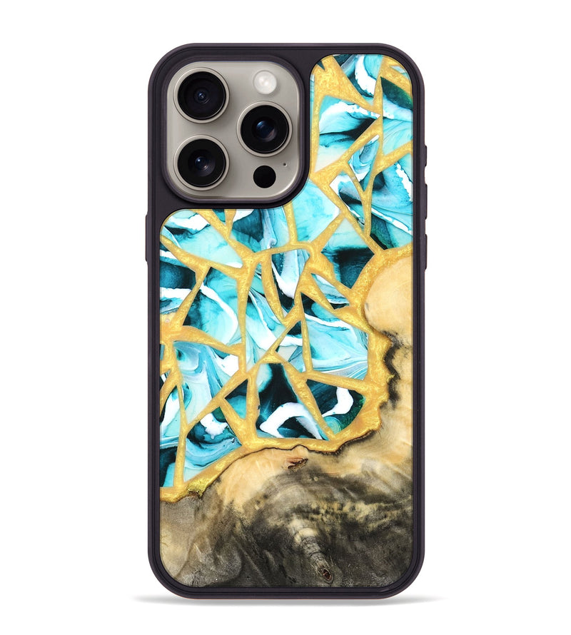 iPhone 15 Pro Max Wood Phone Case - Harmoni (Stained Glass, 821765)