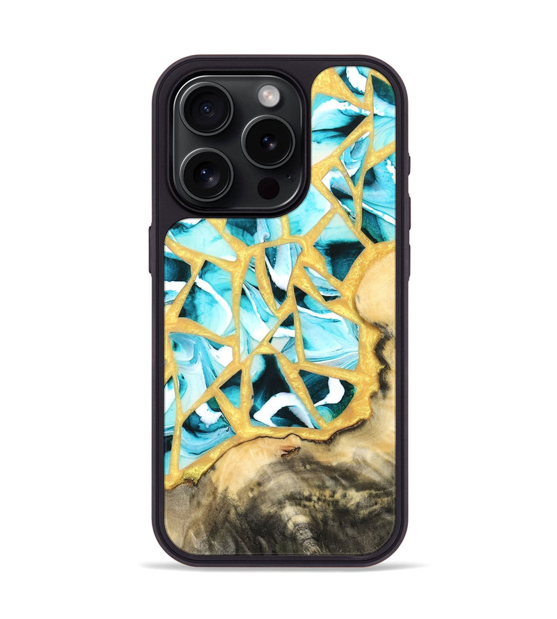 iPhone 15 Pro Wood Phone Case - Harmoni (Stained Glass, 821765)