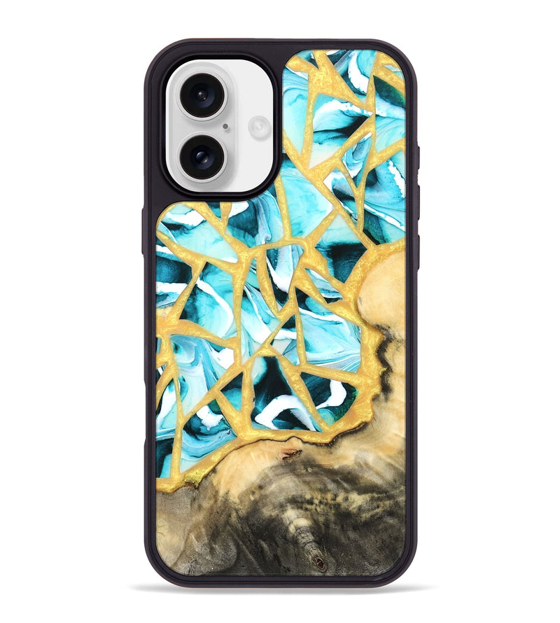iPhone 16 Plus Wood Phone Case - Harmoni (Stained Glass, 821765)