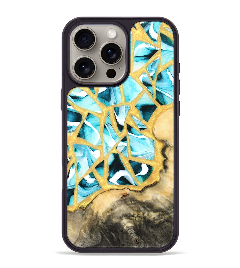iPhone 16 Pro Max Wood Phone Case - Harmoni (Stained Glass, 821765)