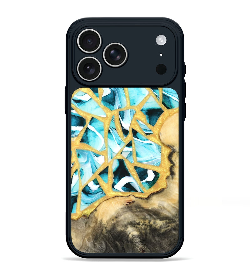 iPhone 17 Pro Max Wood Phone Case - Harmoni (Stained Glass, 821765)