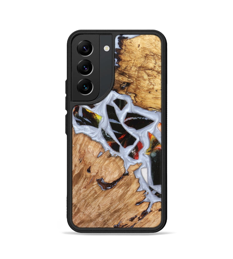 Galaxy S22 Wood Phone Case - Elodie (Stained Glass, 821766)