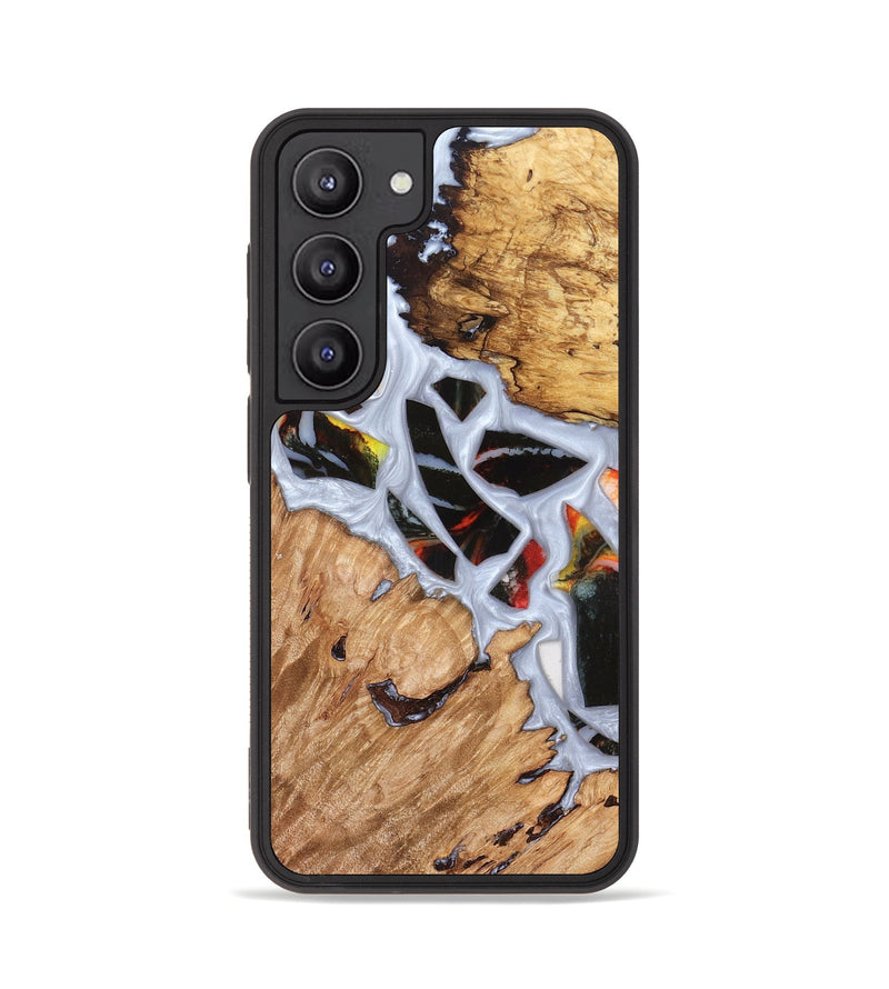 Galaxy S23 Wood Phone Case - Elodie (Stained Glass, 821766)