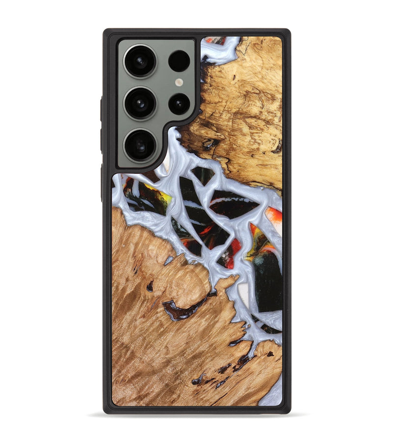 Galaxy S23 Ultra Wood Phone Case - Elodie (Stained Glass, 821766)
