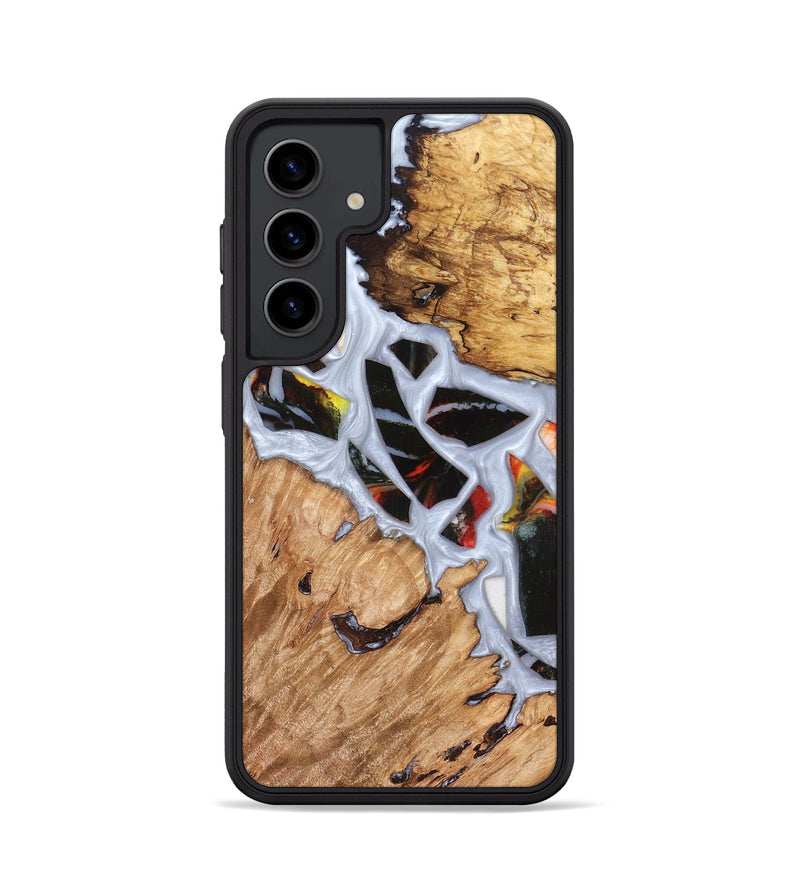Galaxy S24 Wood Phone Case - Elodie (Stained Glass, 821766)