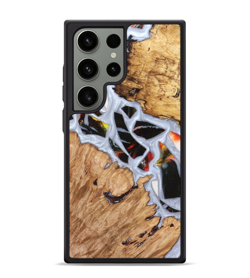 Galaxy S24 Ultra Wood Phone Case - Elodie (Stained Glass, 821766)