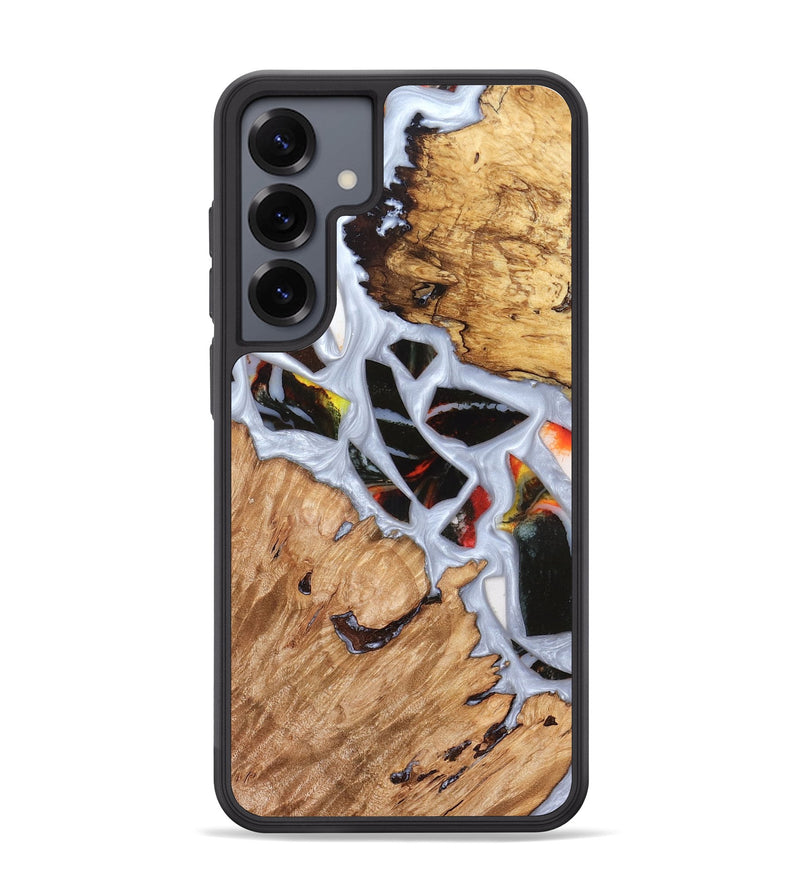 Galaxy S25 Plus Wood Phone Case - Elodie (Stained Glass, 821766)
