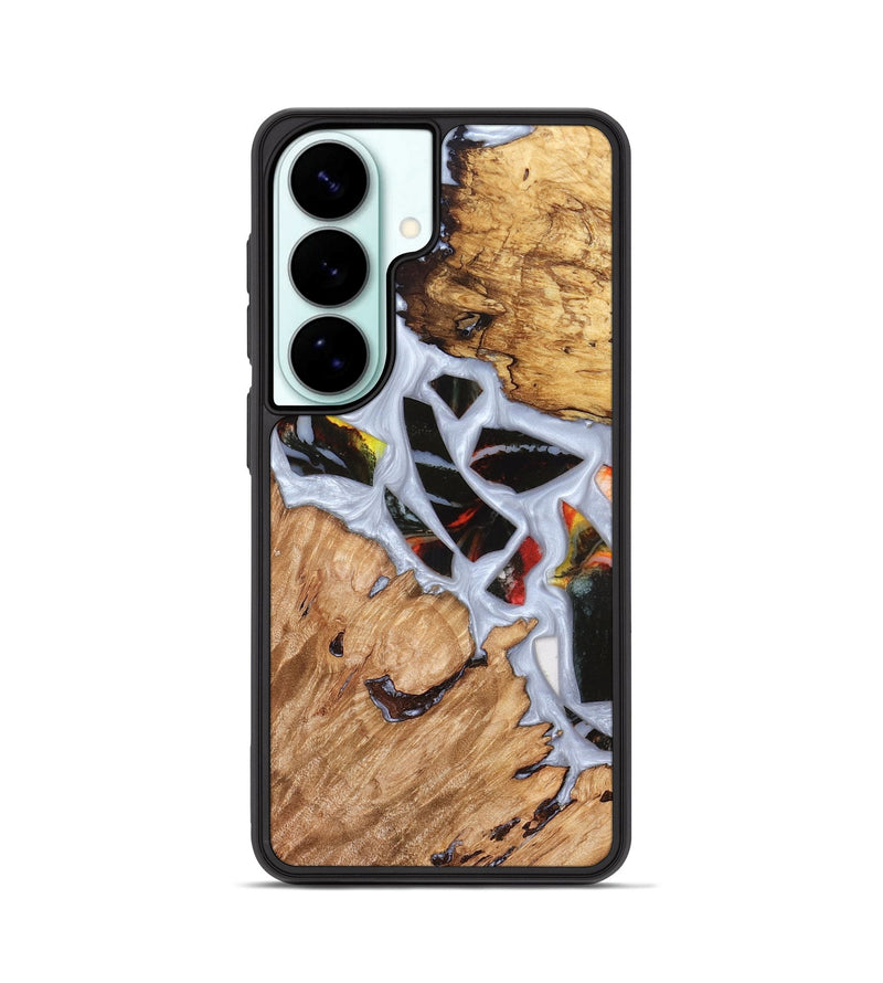 Galaxy S26 Wood Phone Case - Elodie (Stained Glass, 821766)