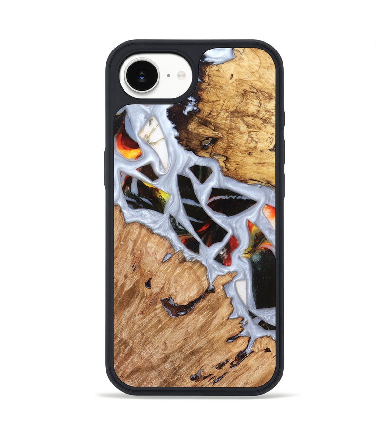 iPhone 16e Wood Phone Case - Elodie (Stained Glass, 821766)