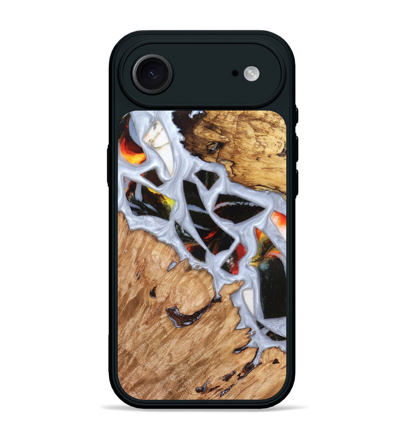 iPhone 17 Air Wood Phone Case - Elodie (Stained Glass, 821766)