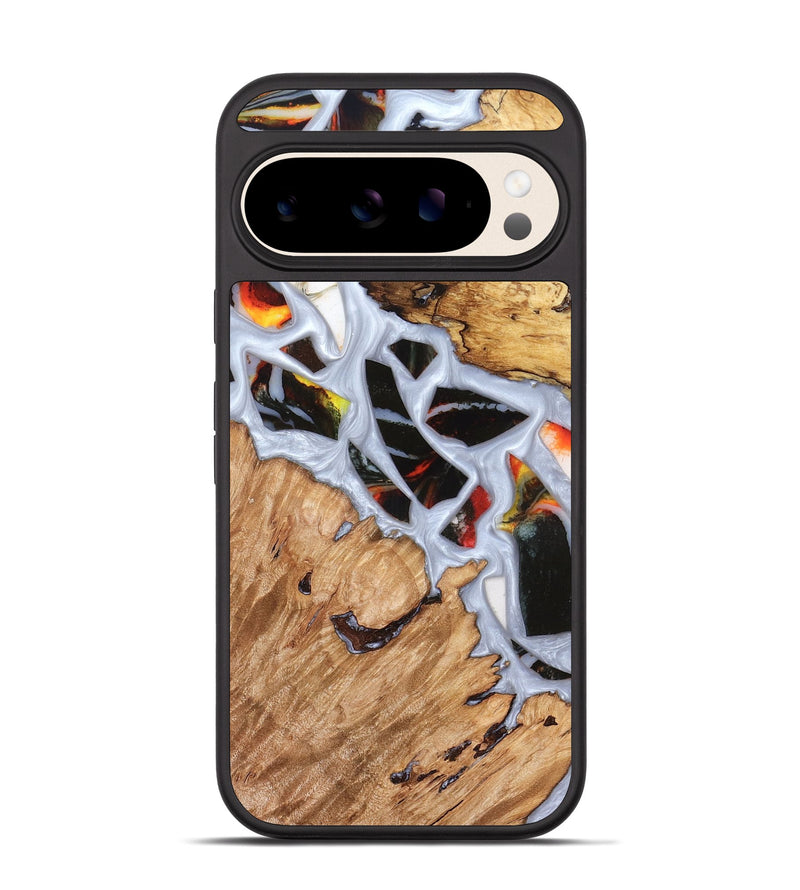 Pixel 10 Wood Phone Case - Elodie (Stained Glass, 821766)