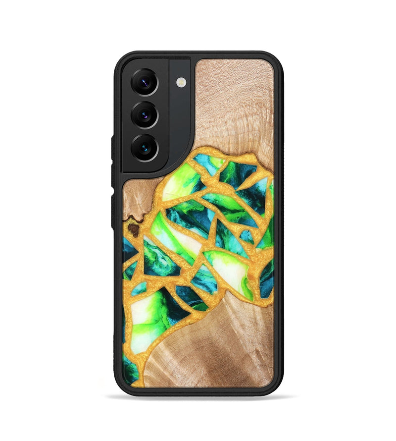 Galaxy S22 Wood Phone Case - Lorene (Stained Glass, 821770)
