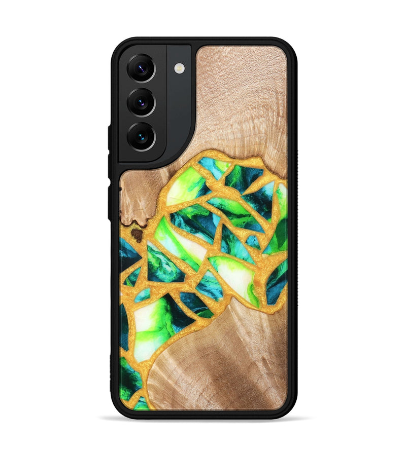 Galaxy S22 Plus Wood Phone Case - Lorene (Stained Glass, 821770)