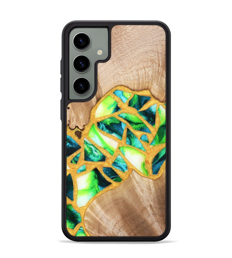 Galaxy S24 Plus Wood Phone Case - Lorene (Stained Glass, 821770)