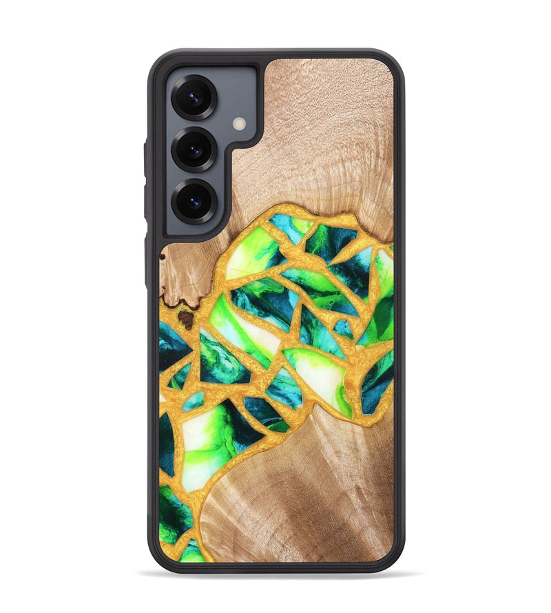 Galaxy S25 Plus Wood Phone Case - Lorene (Stained Glass, 821770)