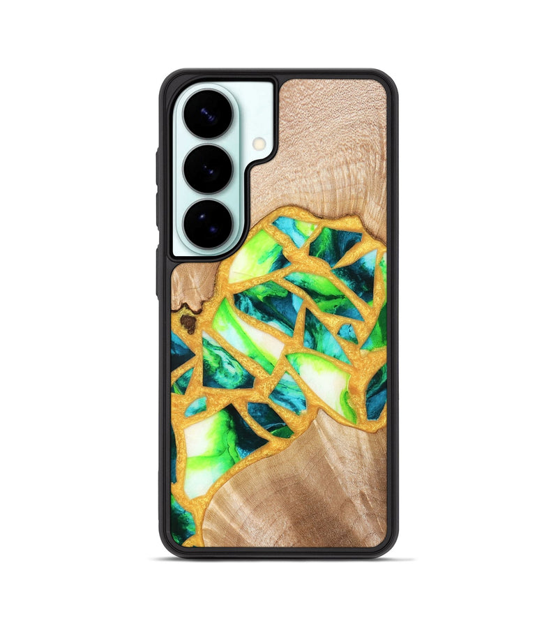 Galaxy S26 Wood Phone Case - Lorene (Stained Glass, 821770)