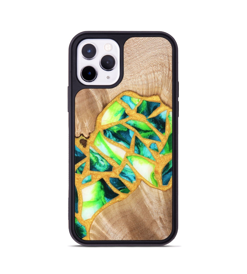 iPhone 11 Pro Wood Phone Case - Lorene (Stained Glass, 821770)