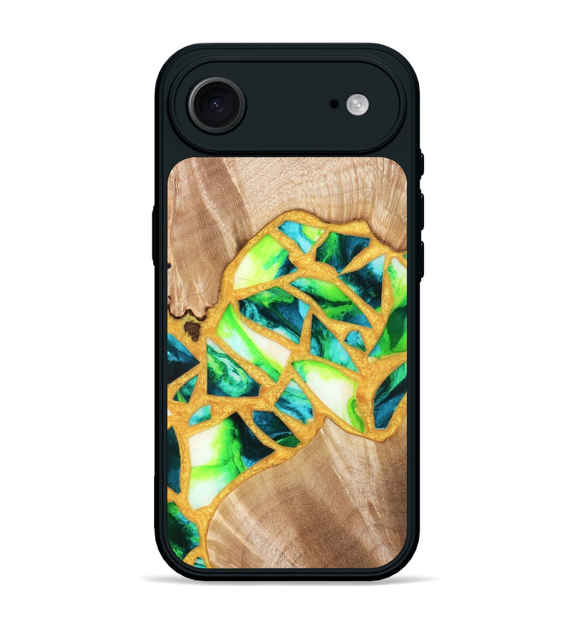 iPhone 17 Air Wood Phone Case - Lorene (Stained Glass, 821770)