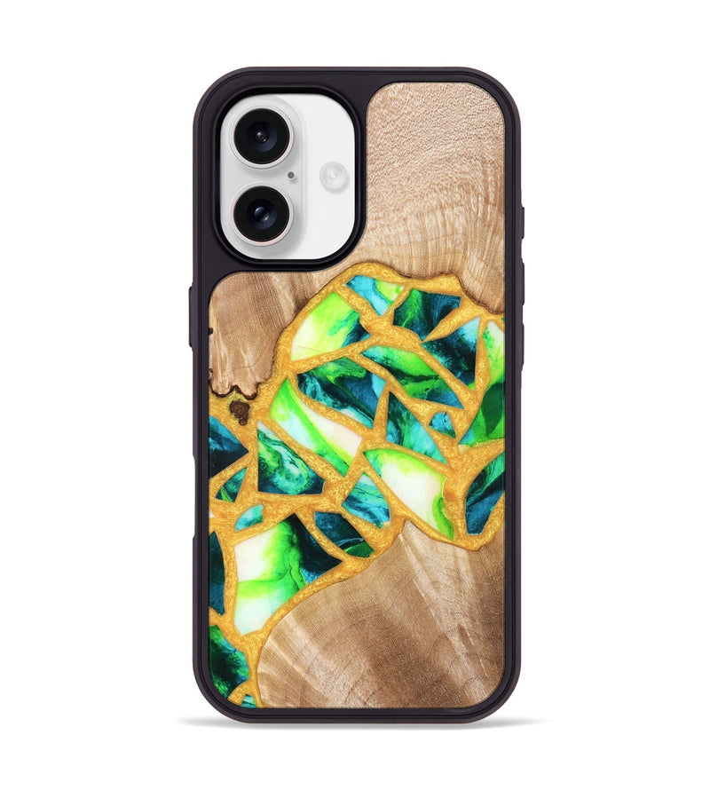 iPhone 17 Wood Phone Case - Lorene (Stained Glass, 821770)
