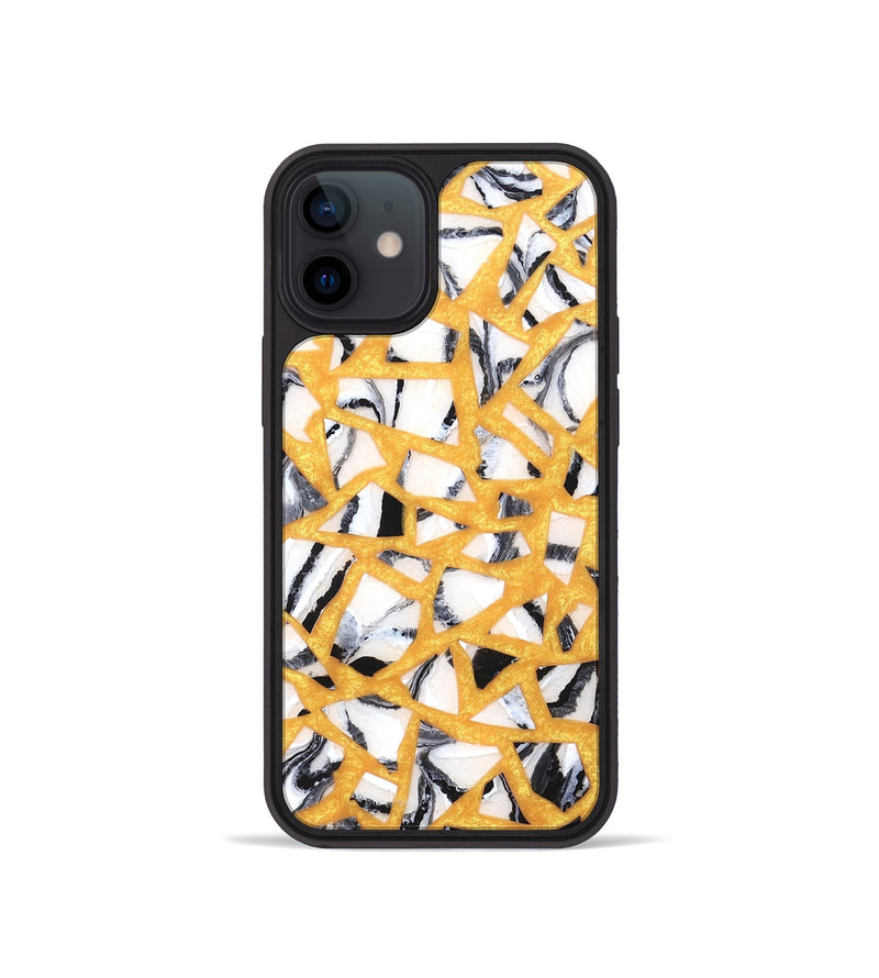 iPhone 12 mini ResinArt Phone Case - Jovanni (Stained Glass, 821773)