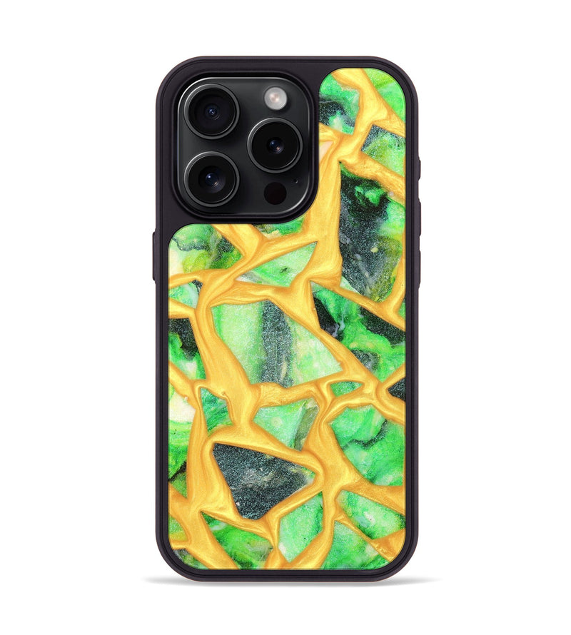 iPhone 15 Pro ResinArt Phone Case - Josette (Stained Glass, 821777)