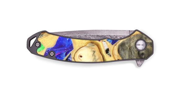 EDC Wood Pocket Knife - Leanna (Stained Glass, 821778)
