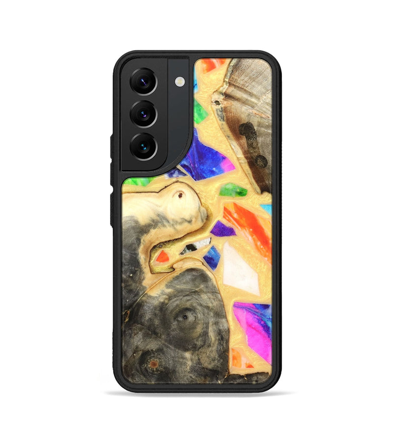 Galaxy S22 Wood Phone Case - Leanna (Stained Glass, 821778)