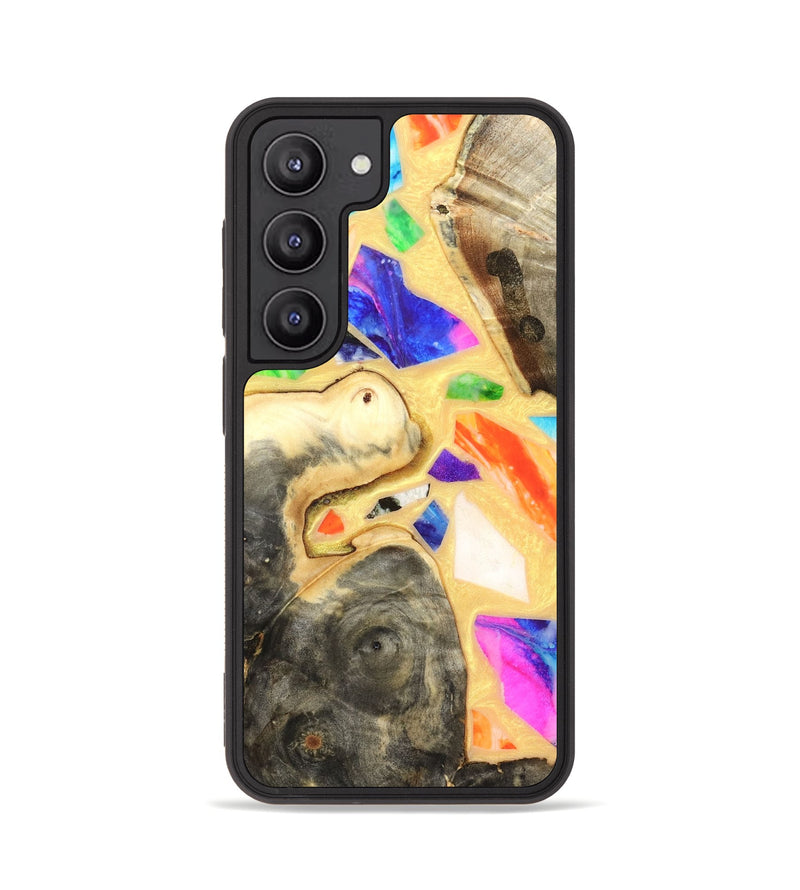 Galaxy S23 Wood Phone Case - Leanna (Stained Glass, 821778)