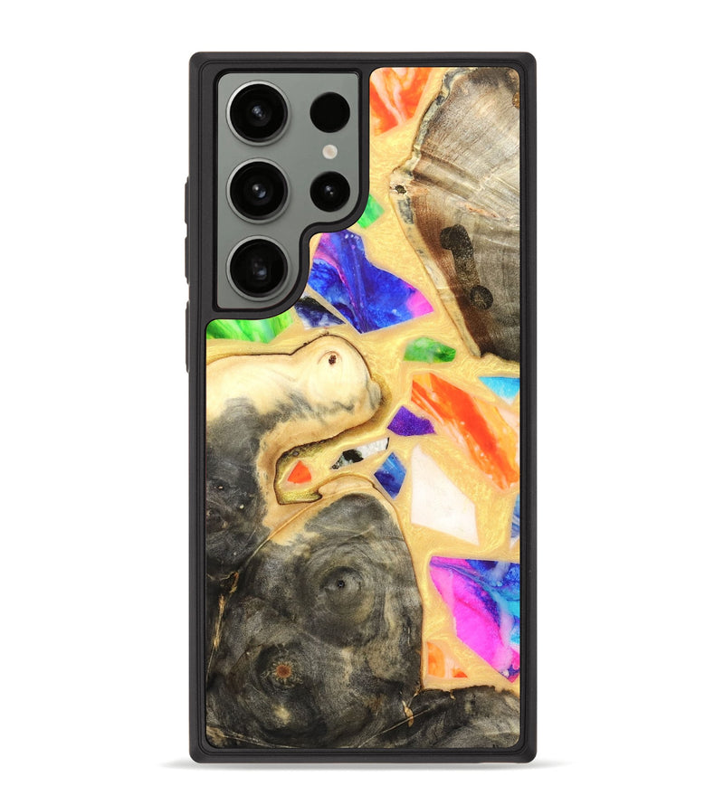 Galaxy S23 Ultra Wood Phone Case - Leanna (Stained Glass, 821778)