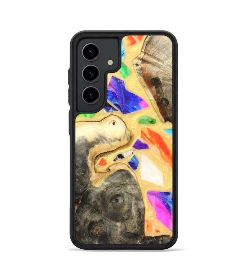 Galaxy S24 Wood Phone Case - Leanna (Stained Glass, 821778)