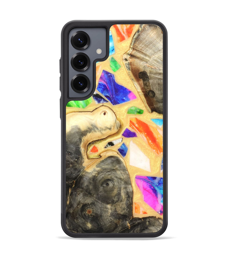 Galaxy S25 Plus Wood Phone Case - Leanna (Stained Glass, 821778)