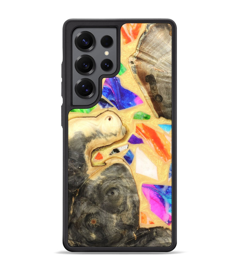 Galaxy S25 Ultra Wood Phone Case - Leanna (Stained Glass, 821778)