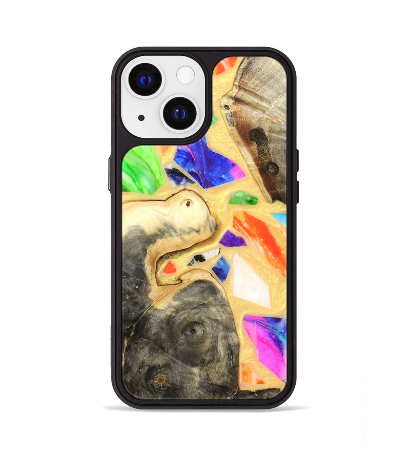 iPhone 13 Wood Phone Case - Leanna (Stained Glass, 821778)