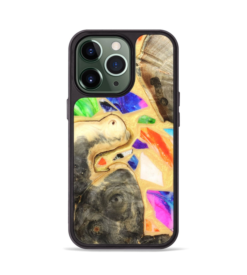 iPhone 13 Pro Wood Phone Case - Leanna (Stained Glass, 821778)