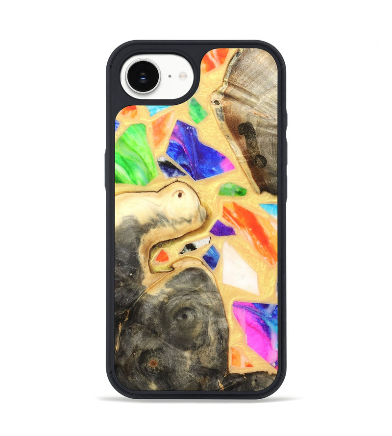 iPhone 16e Wood Phone Case - Leanna (Stained Glass, 821778)