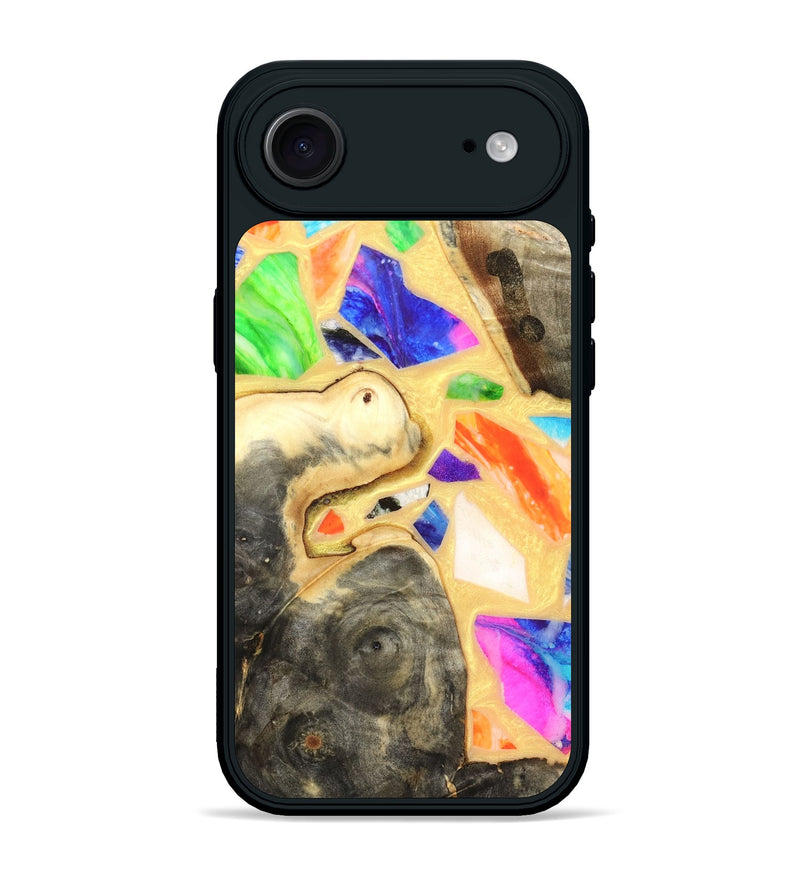 iPhone 17 Air Wood Phone Case - Leanna (Stained Glass, 821778)