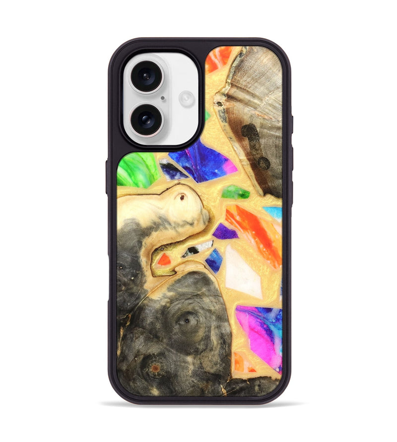 iPhone 17 Wood Phone Case - Leanna (Stained Glass, 821778)