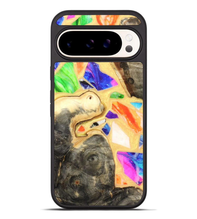 Pixel 10 Pro XL Wood Phone Case - Leanna (Stained Glass, 821778)
